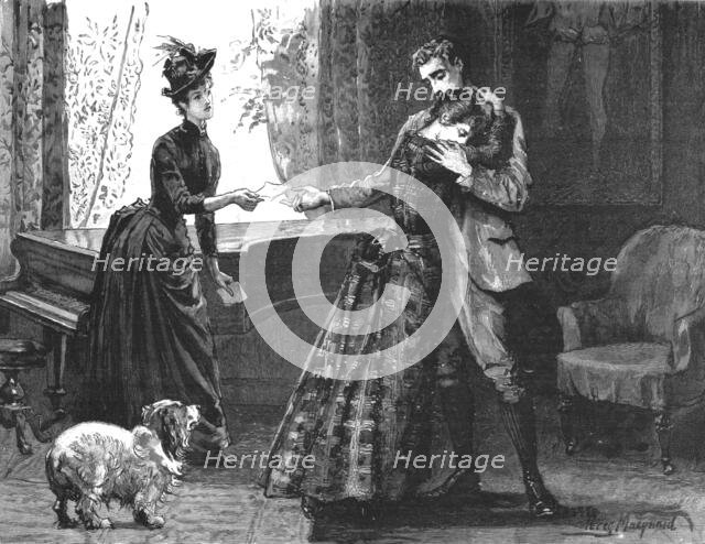Scene from "Madame Leroux"; By Francis Eleanor Trollope, 1890. Creator: Percy Macquoid.