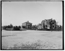 Residences on Newberry Boulevard, Milwaukee, between 1890 and 1901. Creator: Unknown.