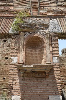 An altar in Ostia Antica, Italy. Artist: Samuel Magal