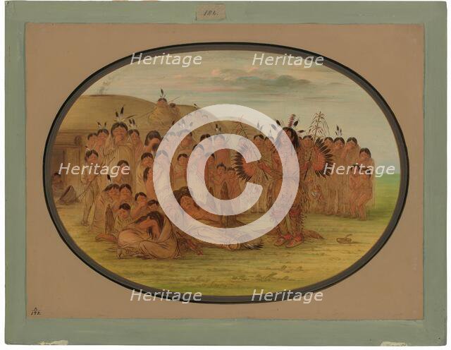 A Mandan Medicine Man, 1861/1869. Creator: George Catlin.