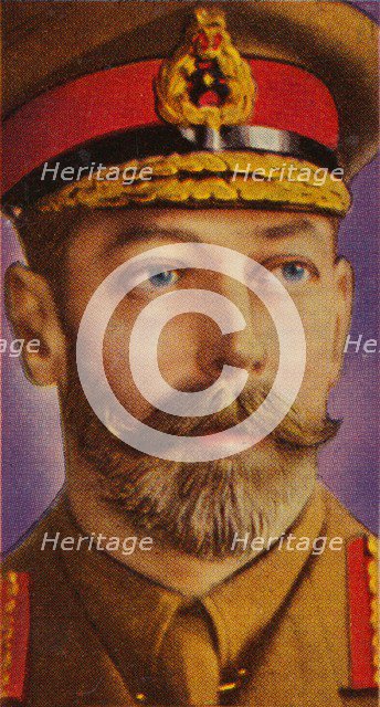 King George V in field dress during the First World War, c1914-c1918 (1935). Artist: Unknown.