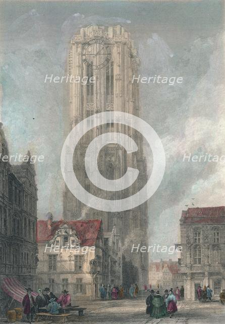 'The Church of St. Rembauld, Mechlin', mid-late 19th century.  Creator: John Henry Le Keux.