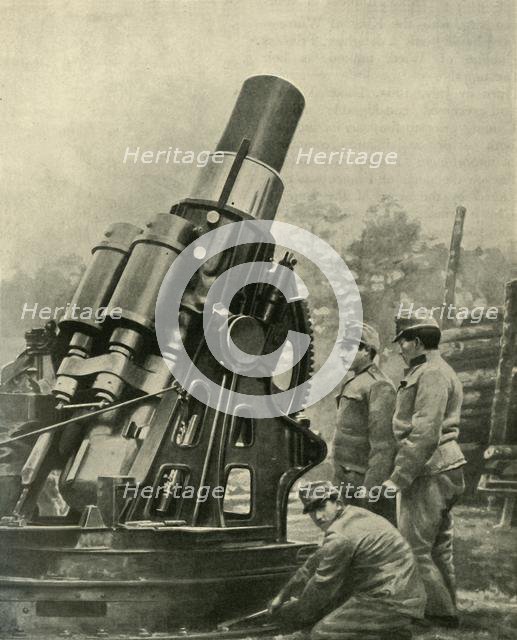'The Austrian 12-inch Siege Howitzer', 1914-1918, (c1920). Creator: Unknown.