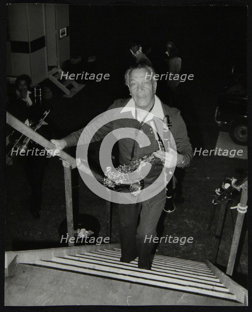 Earle Warren of the Lionel Hampton Orchestra at the Newport Jazz Festival, Middlesbrough, 1978. Artist: Denis Williams