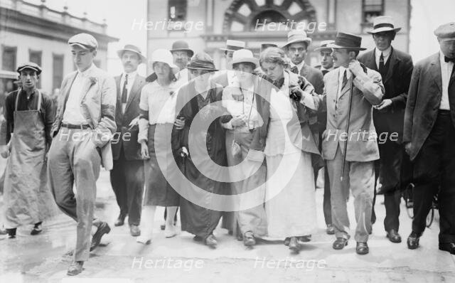 Lillian Rubel, Becky Edelson, Louise Berger and Berkman, 1914. Creator: Bain News Service.