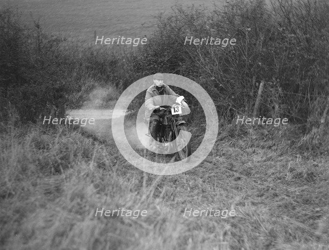 New Hudson of SA Bailey competing in the Inter-Varsity Trial, November 1931. Artist: Bill Brunell.