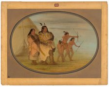 Ojibbeway Indians, 1861/1869. Creator: George Catlin.