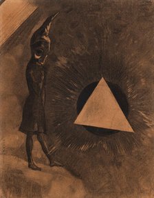 Souci d'absolu... Philosophe (Concern for the absolute... Philosopher), 1880. Creator: Redon, Odilon (1840-1916).