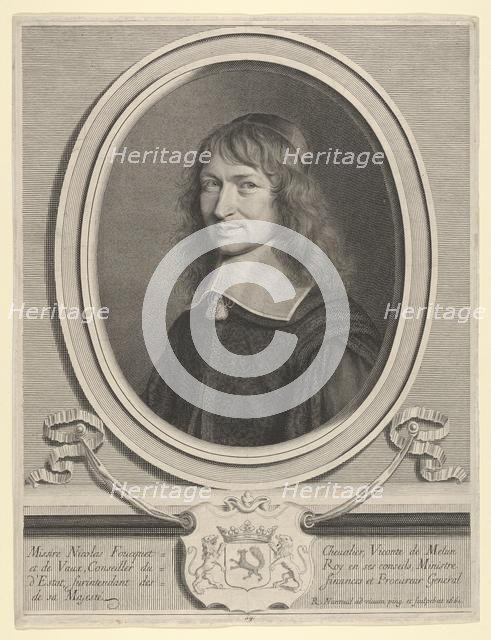 Nicolas Fouquet, 1661. Creator: Robert Nanteuil.