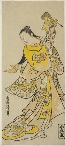 The Actor Nakamura Takesaburo I as Kewaizaka no Shosho (?), c. 1718. Creator: Torii Kiyonobu I.
