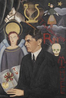 Portrait of the poet Miguel N. Lira (1905-1961), 1927. Creator: Kahlo, Frida (1907-1954).