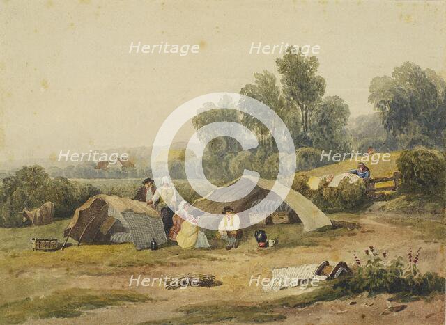 A Gipsy Encampment, 1827. Creator: David Cox the Elder.