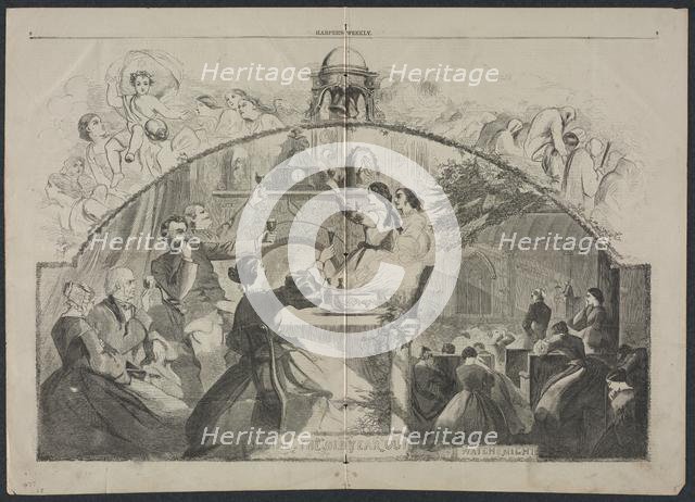 Seeing the Old Year Out, 1861. Creator: Winslow Homer (American, 1836-1910).