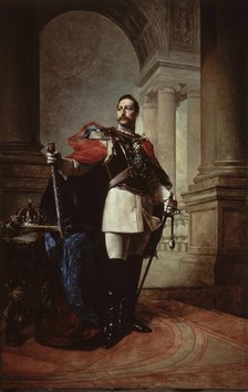Portrait of German Emperor Wilhelm II (1859-1941), King of Prussia, 1904. Creator: Koner, Max (1854-1900).