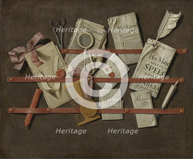 Trompe-l'oeil, 1698. Artist: Collier, Edwaert (1642-1708)