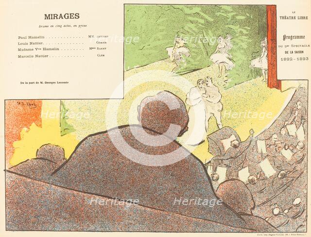 Mirages, 1893. Creator: Henri-Gabriel Ibels.