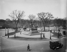 View of Central Park and Sherman statue from the windows of Hotel Netherland, N.Y., c1905-1915. Creator: Unknown.