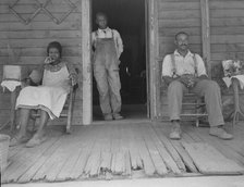 Negroes who own land in Greene County, Georgia, 1937. Creator: Dorothea Lange.