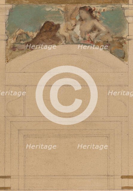 Sketch for the reception hall of the town hall in the 4th arrondissement: Day. Earth. Spring...1884. Creator: Leon Francois Comerre.