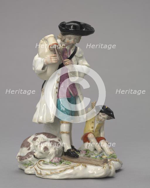 The Itinerant Musician, c. 1756. Creator: Chelsea Porcelain Factory (British).