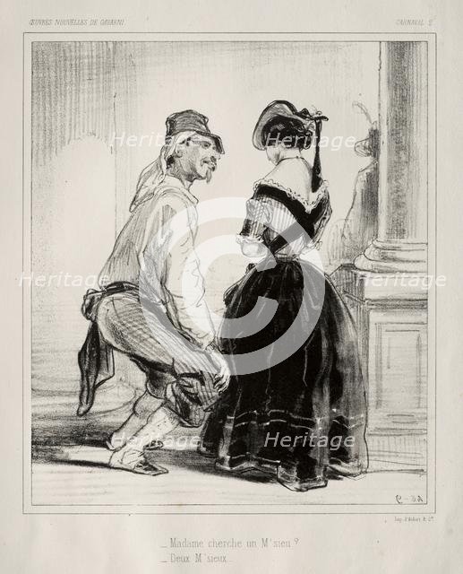 Carnaval. Creator: Paul Gavarni (French, 1804-1866).