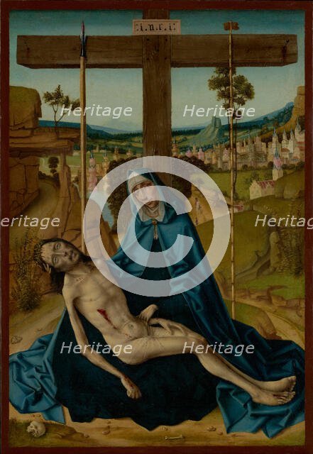 Pietà, about 1490-1500. Creator: Circle of Fernando Gallego.