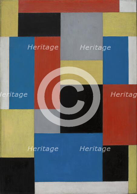 Composition XX, 1920. Creator: Theo Van Doesburg.