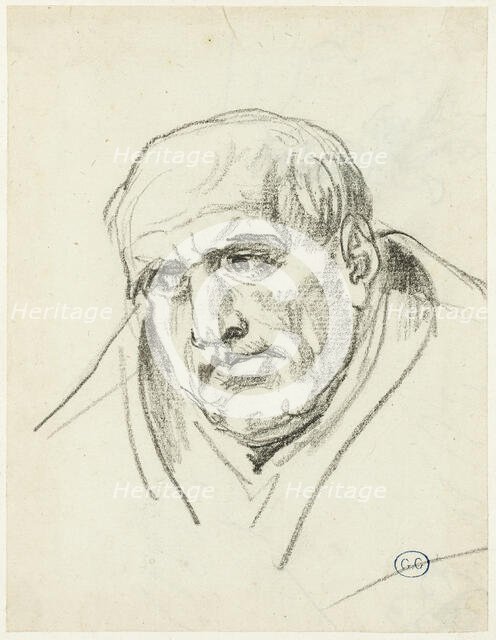 Bust of an Older Man, c. 1810. Creator: Jacques-Louis David.