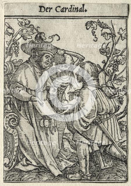 Dance of Death: The Cardinal. Creator: Hans Holbein (German, 1497/98-1543).