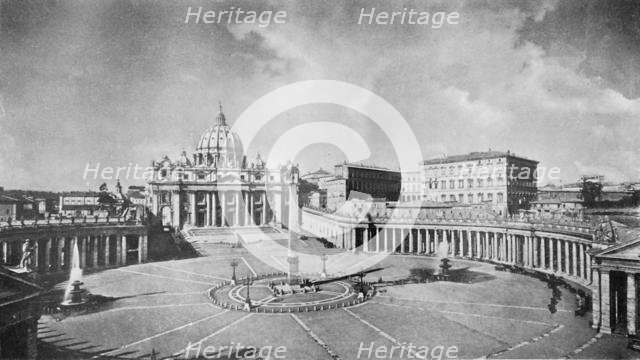 'A Great Church of the Renaissance: St. Peter's, Rome...', c1930.  Creator: Anderson.