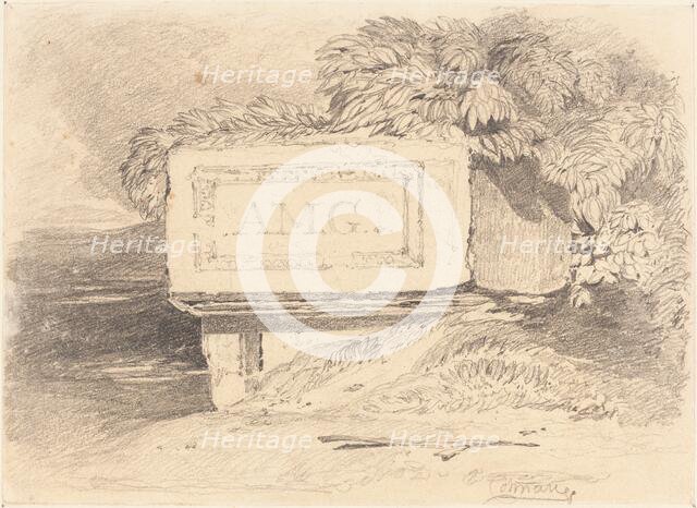 Ruined Tomb Inscribed "A.M.G.". Creator: John Sell Cotman.
