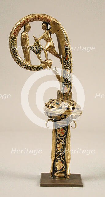 Crozier Head, French, early 20th century (original dated 13th century). Creator: Unknown.