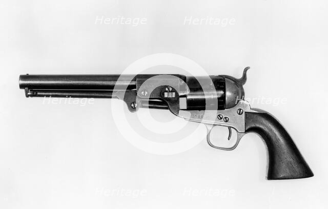 Colt Navy Percussion Revolver, Confederate Model, serial no. 2651, American, 1862-64. Creator: Griswold and Grier Company.
