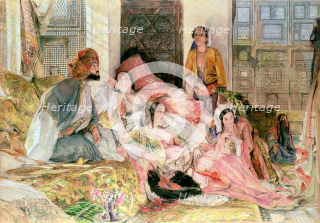 'The Harem', c1850. Artist: John Frederick Lewis