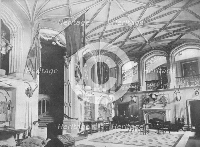 'Belvoir Castle, Leicestershire' - The Duke of Rutland, 1910. Artist: Unknown.