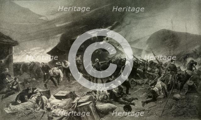 'The Defence of Rorke's Drift, 22nd to 23rd January 1879', 1900. Creator: Alphonse de Neuville.