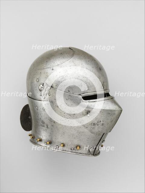 Armet, Italian, probably Milan, ca. 1440. Creator: Lionardo.