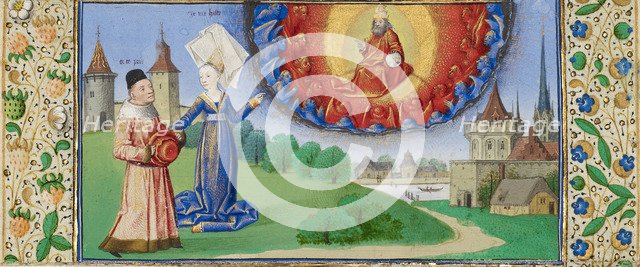 Philosophy Instructing Boethius on the Role of God, ca 1465. Artist: Coëtivy Master (active c. 1450-1485)