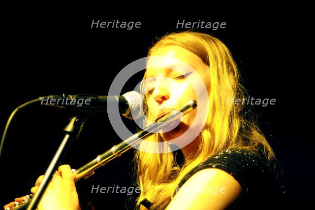 Emma Rawicz, Emma Rawicz Quintet, Verdict Jazz Club, Brighton, East Sussex, 2022. Creator: Brian O'Connor.