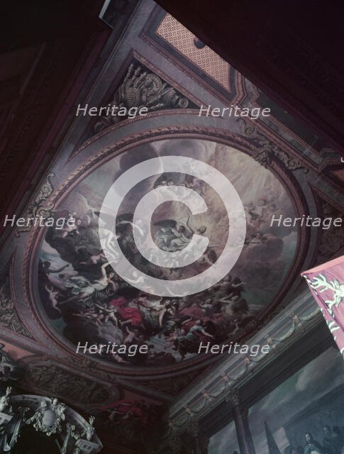 The ceiling of the Chapel of Chatsworth House, Derbyshire, c1955. Creator: Arthur Charles Kirby Ware.