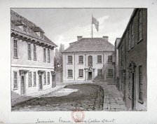 Jamaica House, Cherry Garden Street, Bermondsey, London, 1826. Artist: John Chessell Buckler