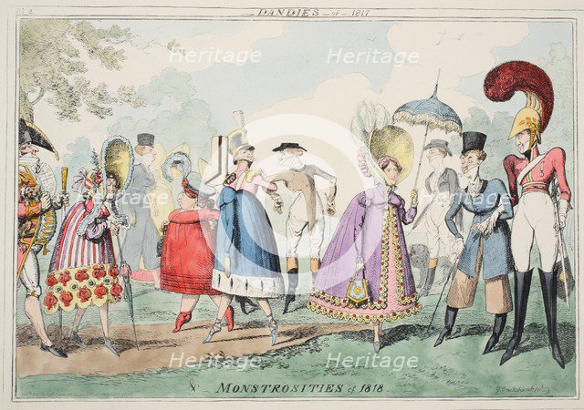 Dandies of 1817 and Monstrosities of 1818, 1835.