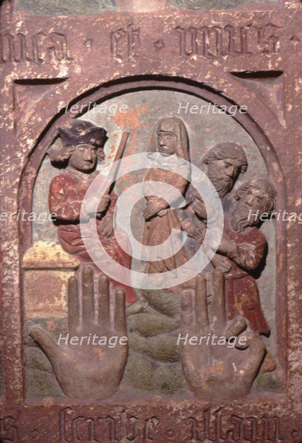 'Bear no false witness against your neighbour', The Ten Commandments, c20th century Artist: Unknown.