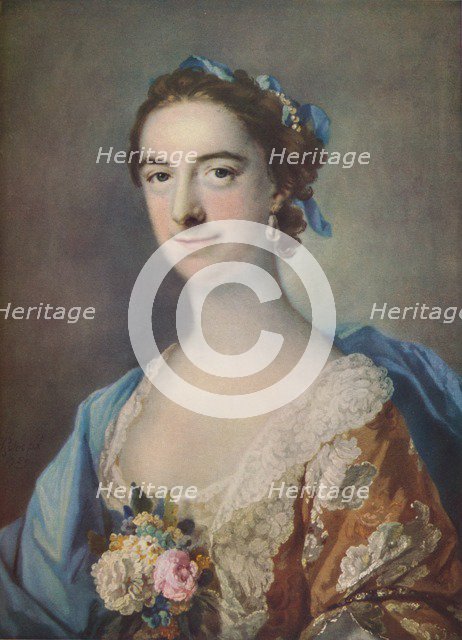 'Mrs Thomas Cripps', 1759. Artist: Francis Cotes.