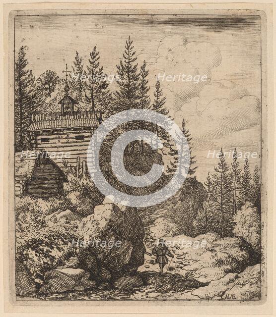 Chapel, probably c. 1645/1656. Creator: Allart van Everdingen.