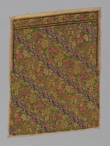 Panel (From Trousers), Iran, 19th century. Creator: Unknown.