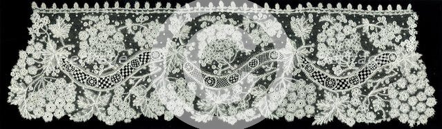 Cuff, Belgium, 1880s/90s. Creator: Unknown.