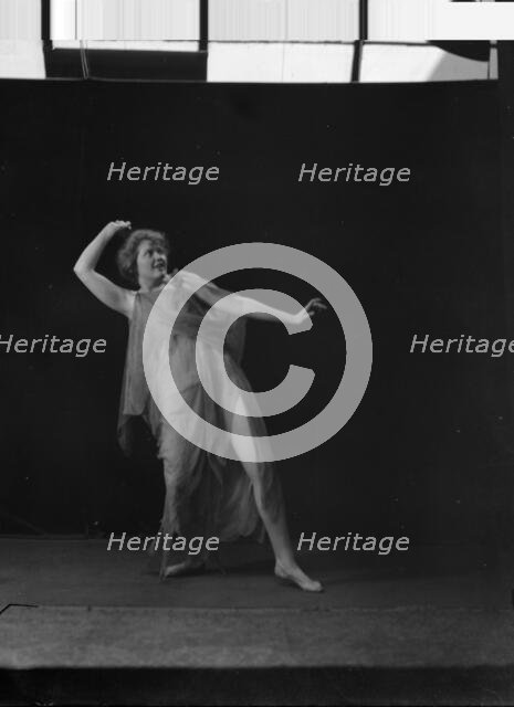Unidentified dancer, possibly an Elizabeth Duncan dancer, between 1911 and 1942. Creator: Arnold Genthe.