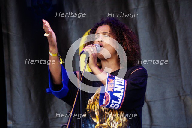 Neneh Cherry, Love Supreme Jazz Festival, Glynde Place, East Sussex, 2015. Artist: Brian O'Connor.