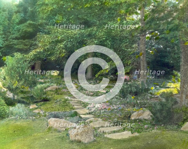 "Reef Point," Beatrix Jones Farrand house, Bar Harbor, Maine, 1920. Creator: Frances Benjamin Johnston.